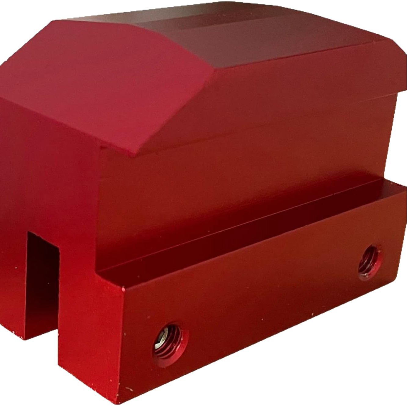 Jack Lift Pad Anodized Aluminum Chamaro 6Th Generation General Motors Lift Pad (Red and Black)