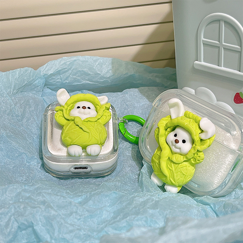 iPhone Apple AirPods Pro 1st Generation Bluetooth Case Cover 2nd Generation Cartoon Little Bear 3rd Generation Pendant New Model