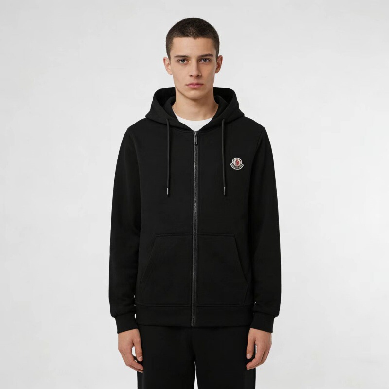 Cross-Border Foreign Trade Trendy Brand Zip-Up Hoodie, Unisex Autumn and Winter Couple's Top, Drop-Shoulder Hooded Jacket