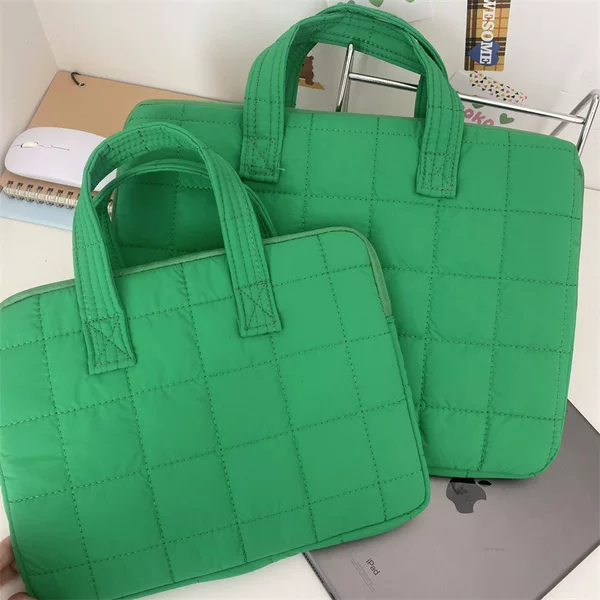 Korean-style ins embroidered thread and cotton ipad liner bag 11-inch flat portable protective cover 13-inch laptop bag