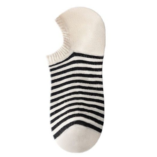Calcetines invisibles, calcetines anti-deslizantes, calcetines antibacterianos, calcetines de primavera y verano, calcetines breathables, calcetines a rayas, calcetines de mujer