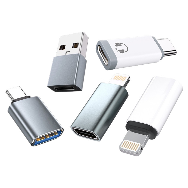 USB auf USB-C Handy-Adapter OTG-Adapter, kompatibel mit Apple iPad Huawei Samsung Google OEM