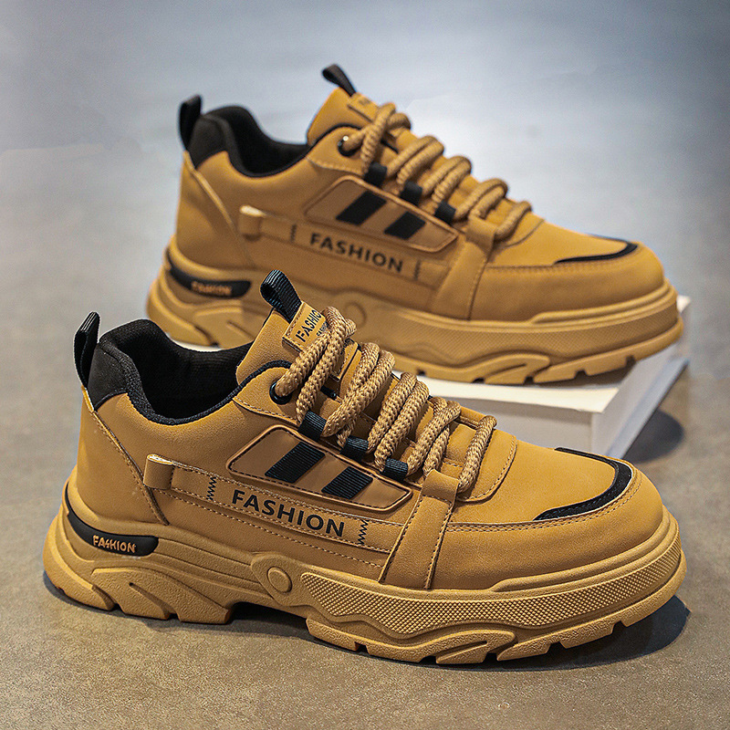 Zapatos de trabajo de hombre 2024 otoño nuevo Martin botas de hombre zapatos de trabajo casuales al aire libre zapatos de trabajo antideslizantes