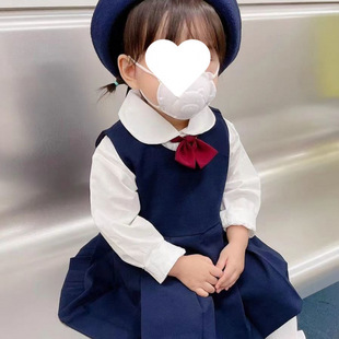 Kindergarten Uniform Japanese Style Preppy Style Girls Kindergarten Uniform School Uniform Suit Jk Clothing