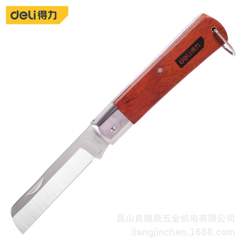 Deli Tool Woodpower Прямой рот Электрический нож электрический многофункциональный чистка линия складной нож DL0060 70