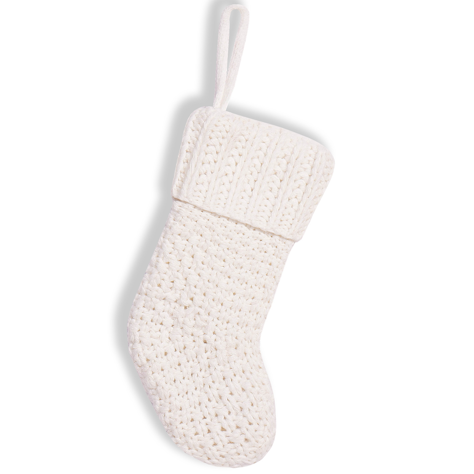 Navidad transfronteriza decoración de color sólido de punto calcetines de Navidad estilo rústico cuchillo y tenedor manga colgante de árbol de Navidad chimenea calcetines colgantes