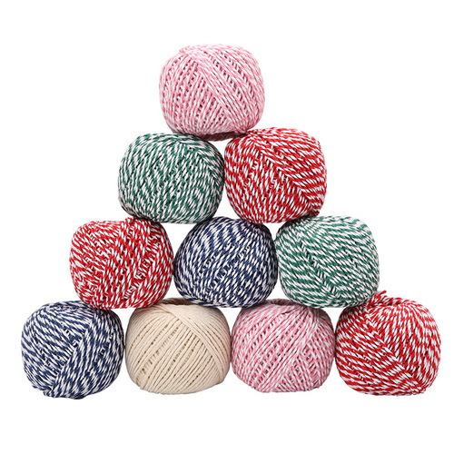 Factory straight hair 6 color bundling rope 1.5MM Zongzi thread Zongzi rope tied crab tag tied brown thread