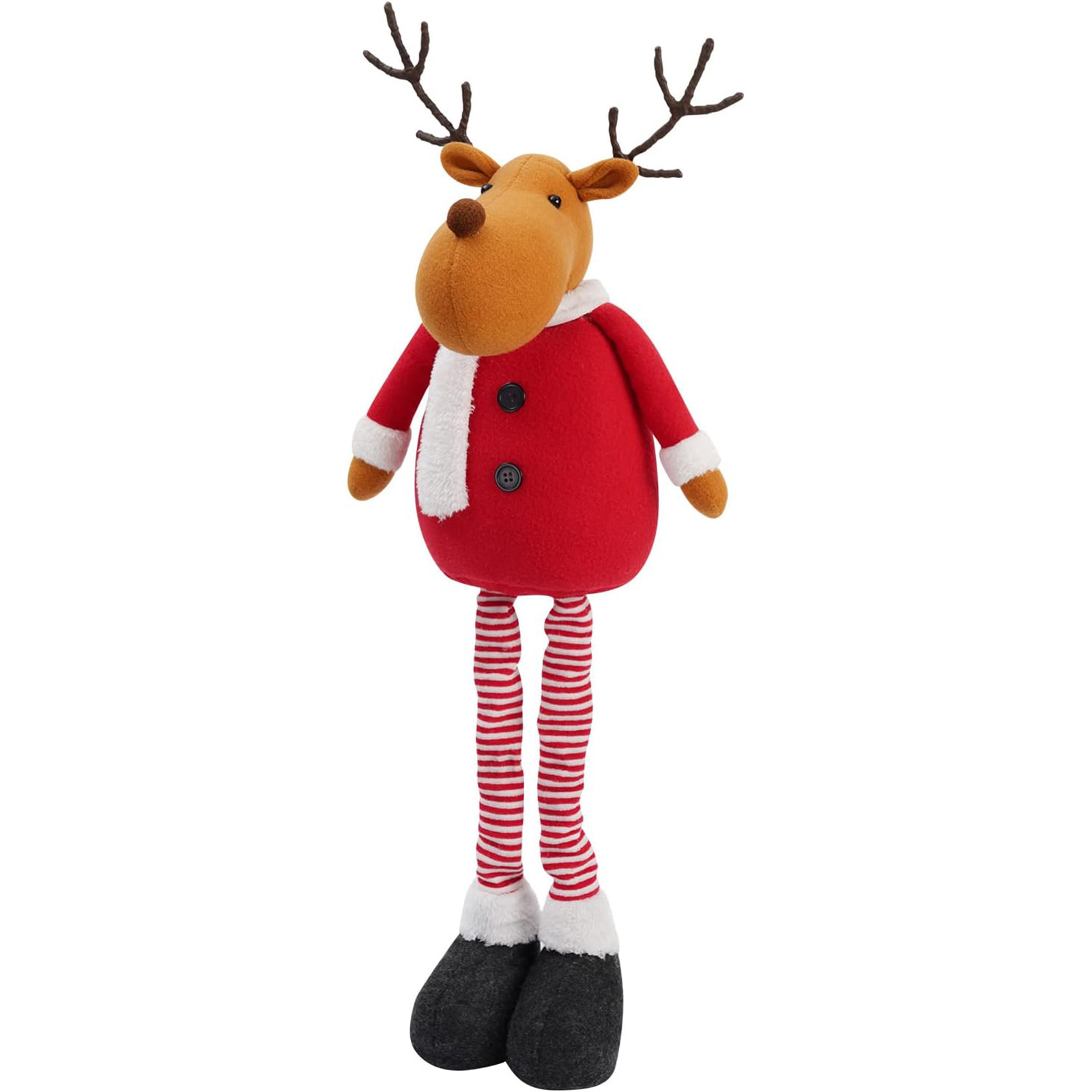 Transfronteriza nueva Navidad muñeca ciervo retráctil regalo de Navidad adornos de decoración de Navidad