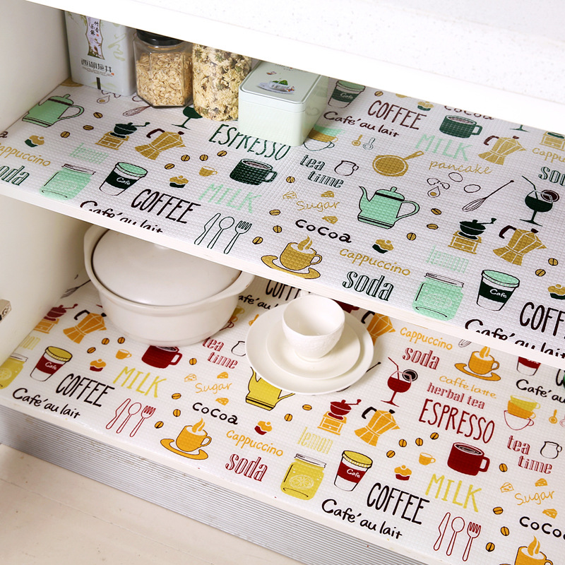 Drawer Pad Paper Cabinet Kitchen Waterproof and Oil-Proof Stove Mat Cabinet Countertop Wardrobe Moisture-Proof Shoe Cabinet Anti-Dirty Mat