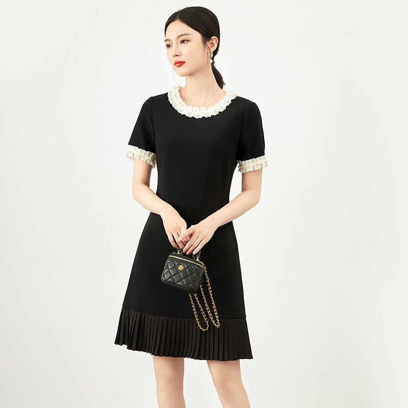 Đầm suông nữ midi mùa hè — 2306208 - Hồng chi tiết 5