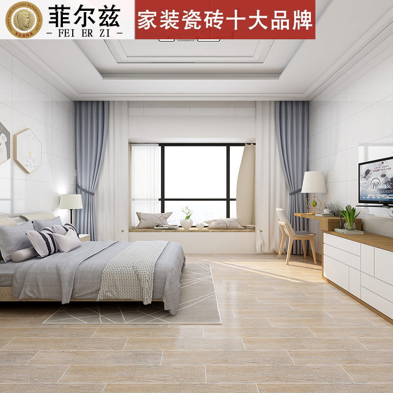找工厂木纹墙瓷砖150x800佛山批发中式复古客厅木纹地板砖150*900