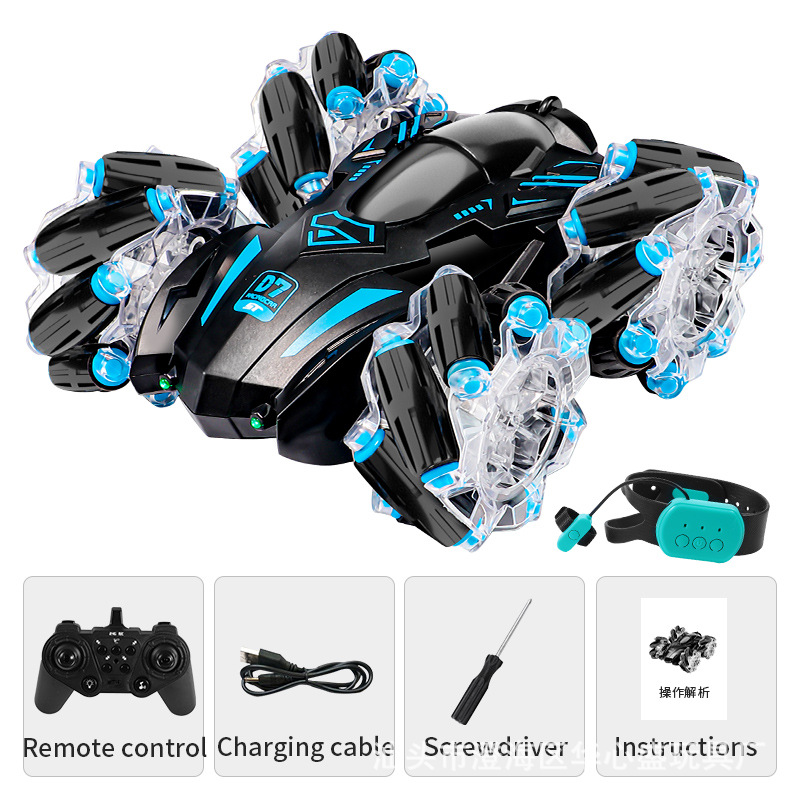 Transfronterizo 1:16 juguete de coche de control remoto para niños venta al por mayor spray drift Stunt tracción en las cuatro ruedas off-road Boy regalo