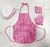 Children's family tools set, apron, fuchsia mold, colored toy