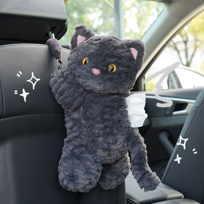Милые мультяшные салфетки для авто, кукла, кошка