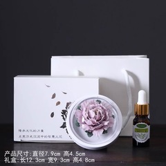 香手作りセラミック手作り牡丹磁器フラワーディフューザー家庭用リビングルームオフィス車屋内アロマセラピー装飾品