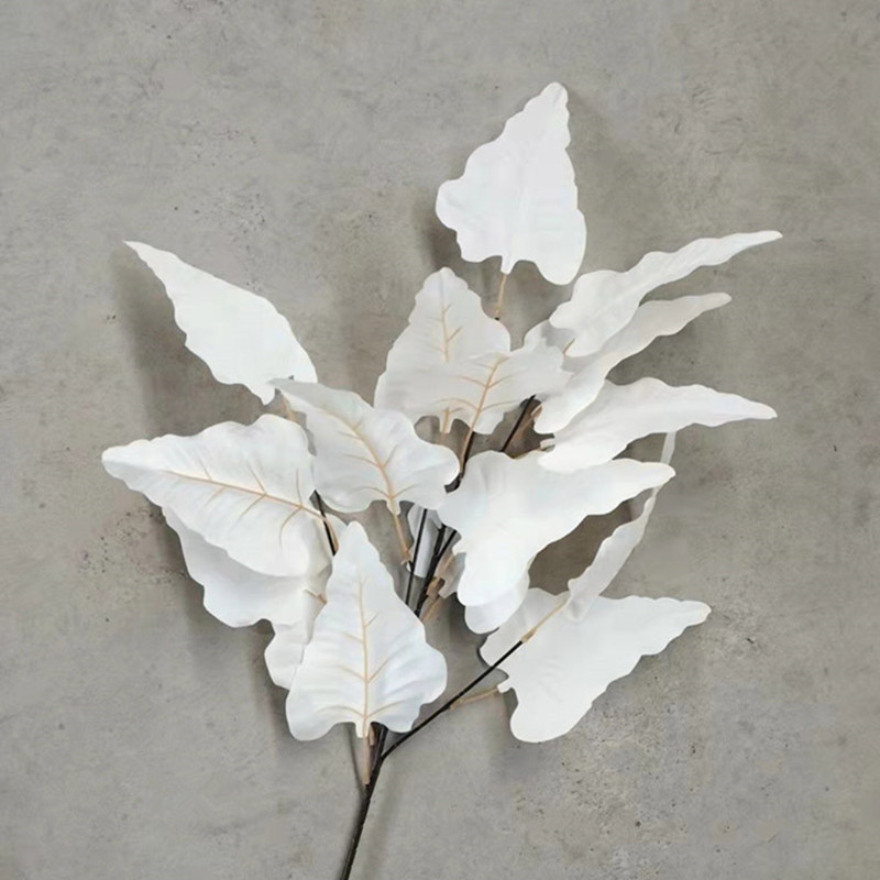 Flores artificiales blancas al por mayor para bodas, decoraciones de flores falsas, accesorios para techos de hoteles, flores artificiales blancas para celebraciones de bodas en salones de boda. image 65