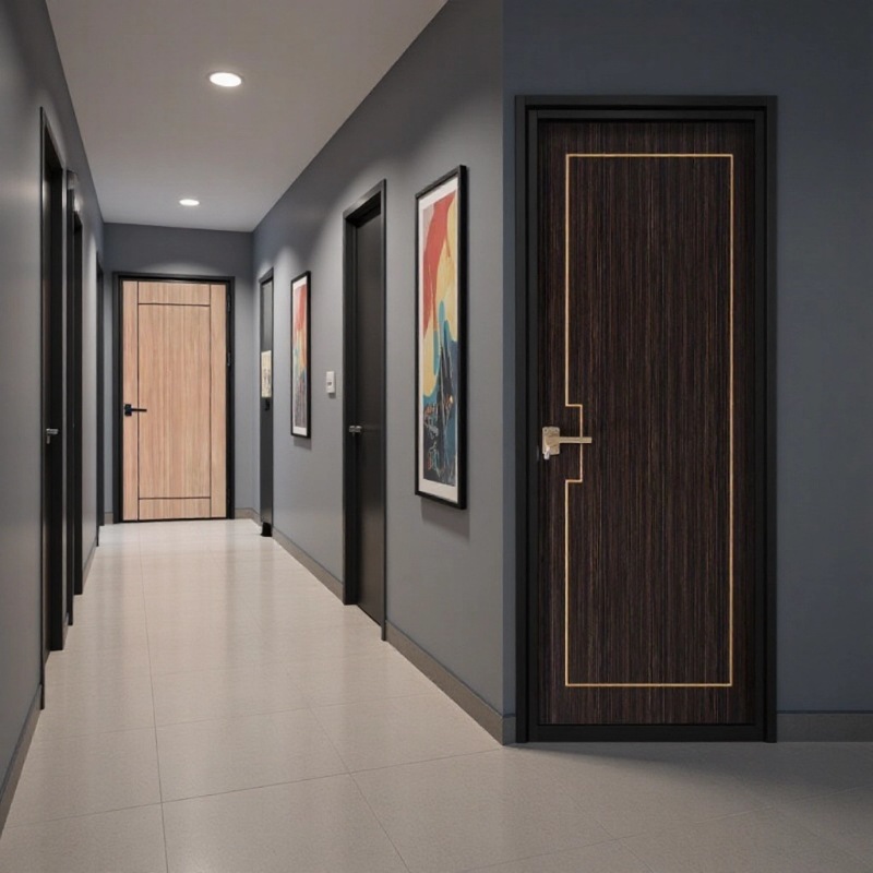 Steel Interior Doors Fireproof Soundproof Moisture-Proof Anti-Theft Office Hotel Audio-Visual Room Specific Places