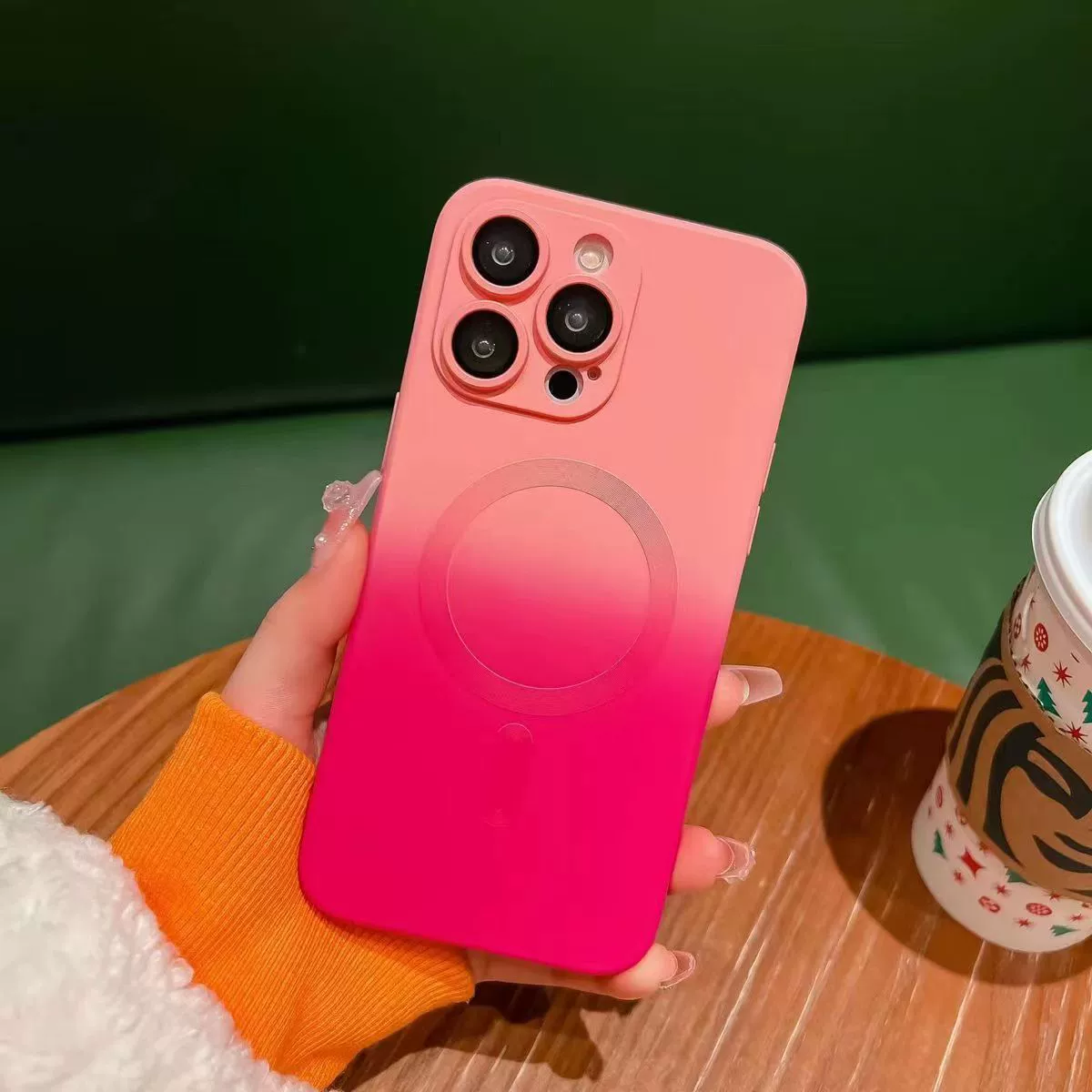 Apple, совместимый iPhone16 Pro, силиконовый чехол для телефона, iPhone 15, iphone, градиент