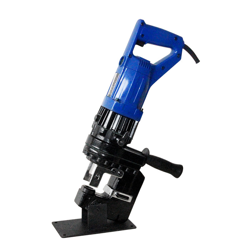 Portable hydraulic punching machine SPM-20 corner steel round tube slot steel stainless steel plug-in punch punching machine 5