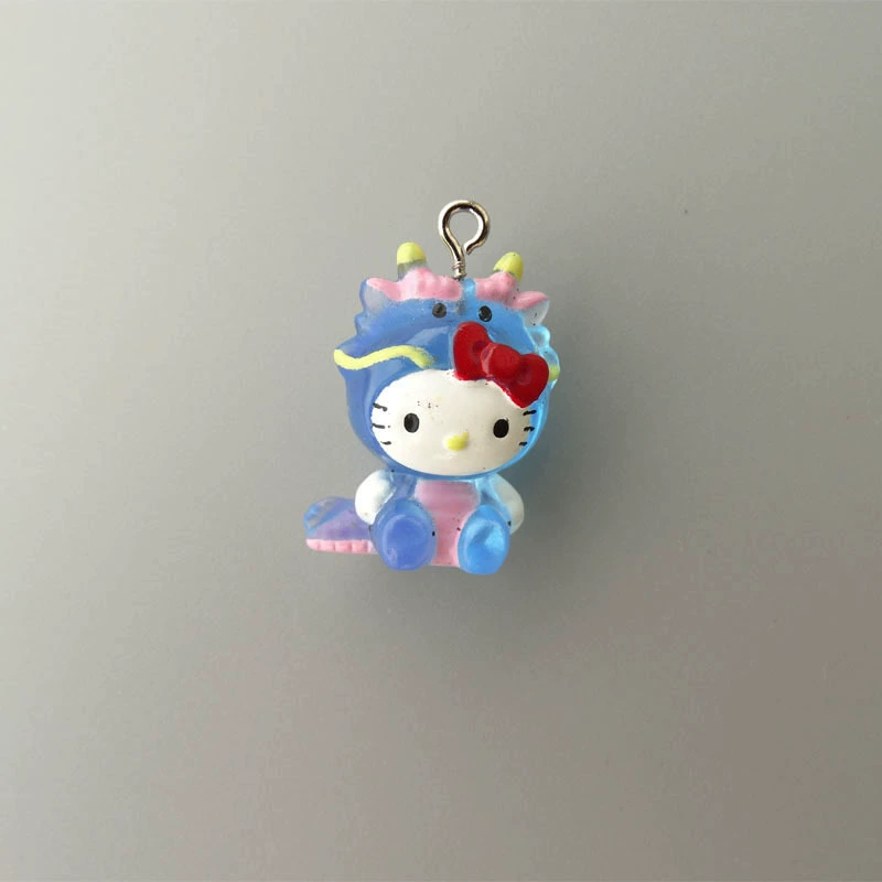 Hello Kitty, маленькая мини-фигура, подвеска, handmade