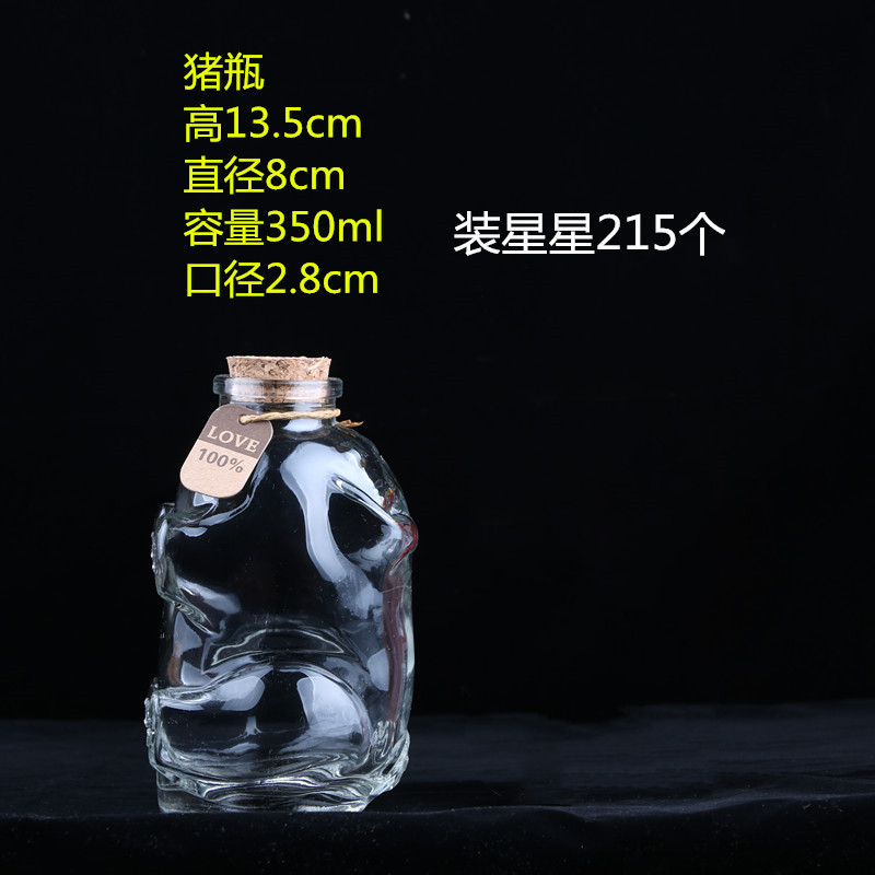 Fábrica al por mayor tapones DIY creativos botellas de vidrio transparente botellas flotantes botellas de mar de la suerte image 23