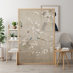 ✓ New Chinese-style Screen Partition Living Room Entrance Porch Bedroom Blocked Home Hotel Mobile Office