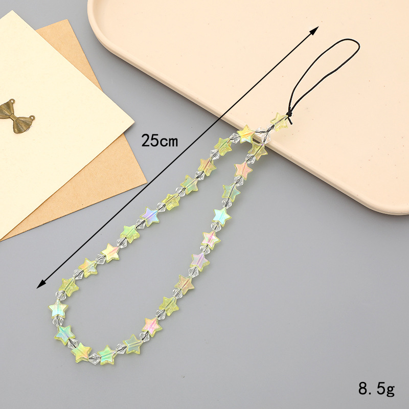 Nuevo color caramelo Oso de dibujos animados Cadena de teléfono móvil DIY caja del teléfono cordón cuadrado