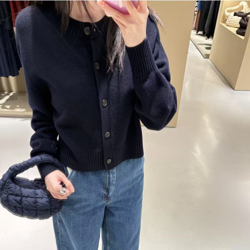 Spot Cs Women's Standard Fit Knitted Cardigan 1294776002 Autum New Product 1294776001