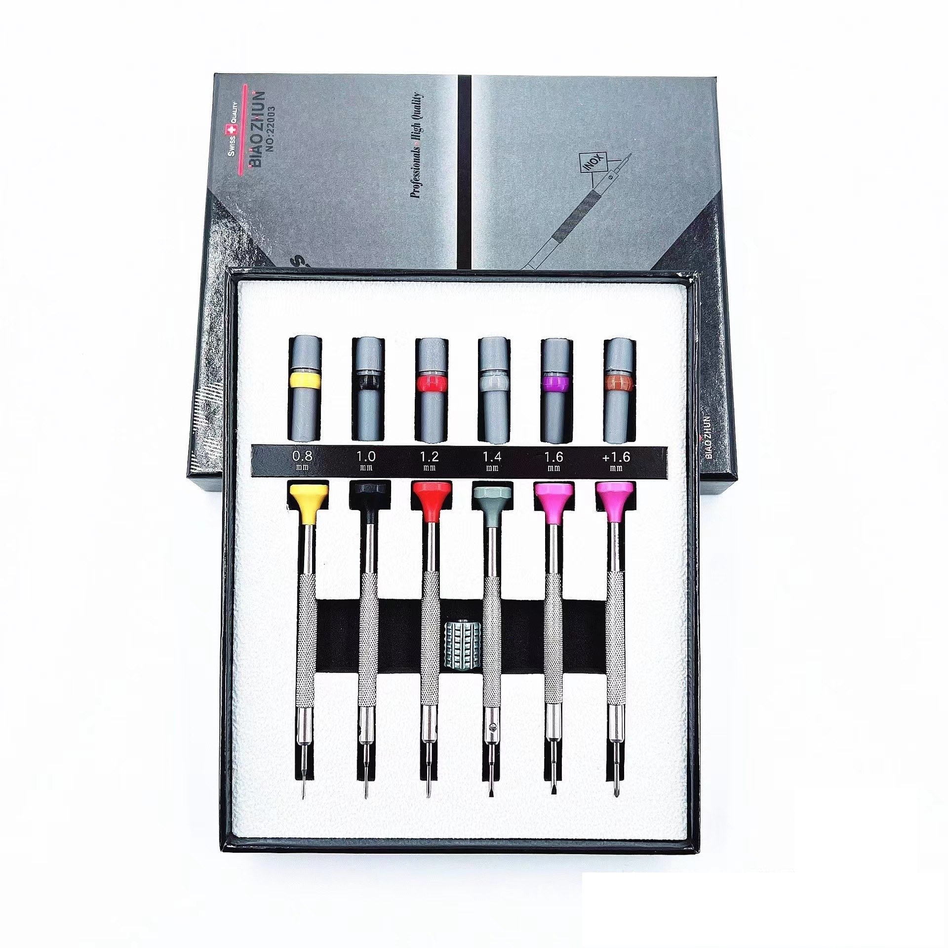 修表工具 NO.22003 6支装修表螺丝刀 0.8-1.6一字1.6十字六支起子
