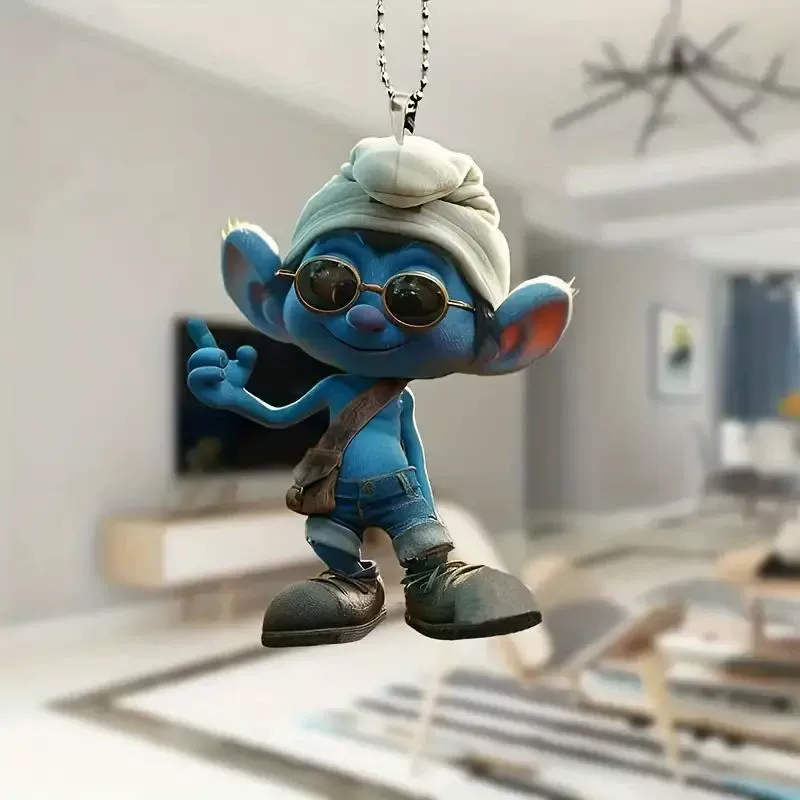 2d акриловой милый мультфильм сказочный персонаж подвеска трансграничный плоский автомобиль зеркало заднего вида украшения рюкзак подвеска