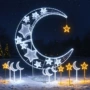 圣诞节星星月亮景观亮化灯