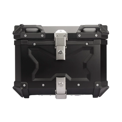 Motorcycle trunk, Box Aluminum Alloy Trunk - 36l-embossed-black