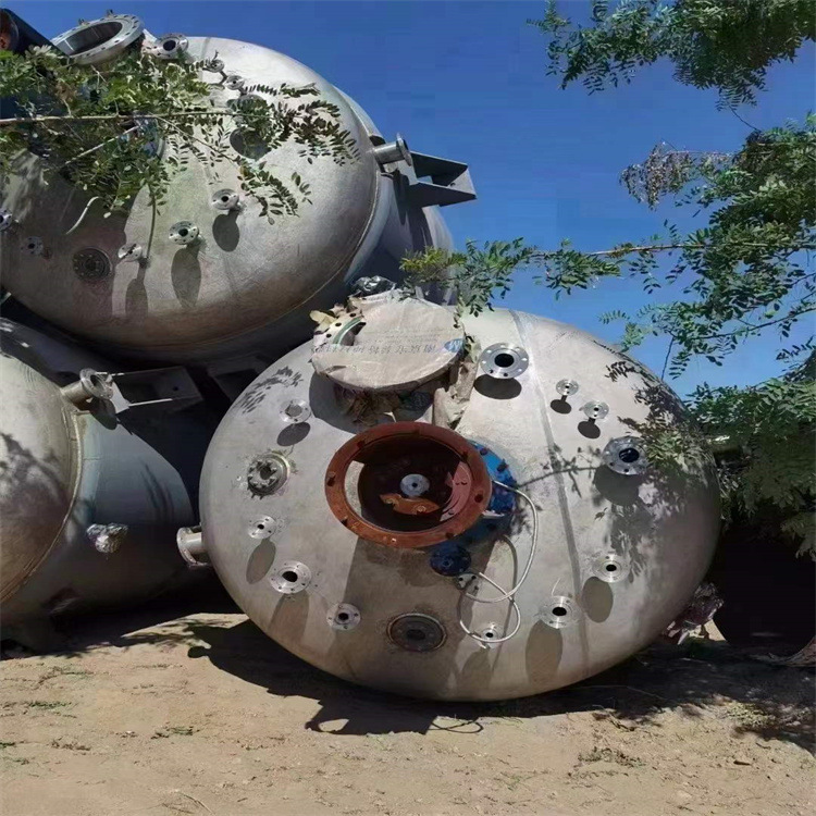 销售二手30立方304材质全不锈钢反应釜 化工反应釜