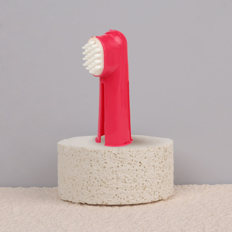 Cepillo de dientes de dedo para mascotas Cepillo de dientes de limpieza para perros Cepillo de dientes de limpieza bucal para gatos Cepillo de dientes para gatos Suministros para mascotas al por mayor