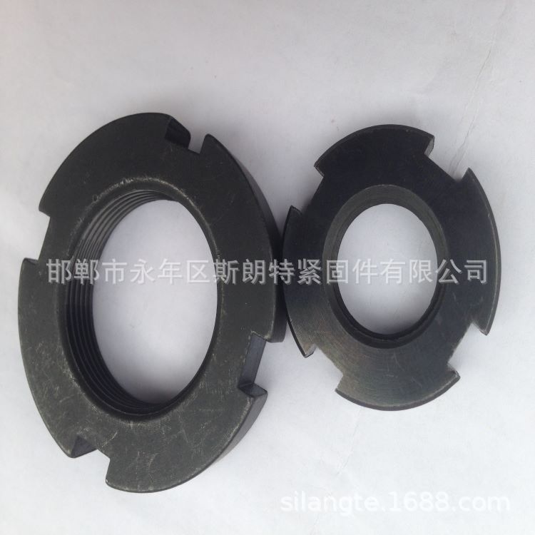 开槽圆螺母DIN546GB810DIN1804开槽圆螺母 锁紧螺母圆螺母DIN981