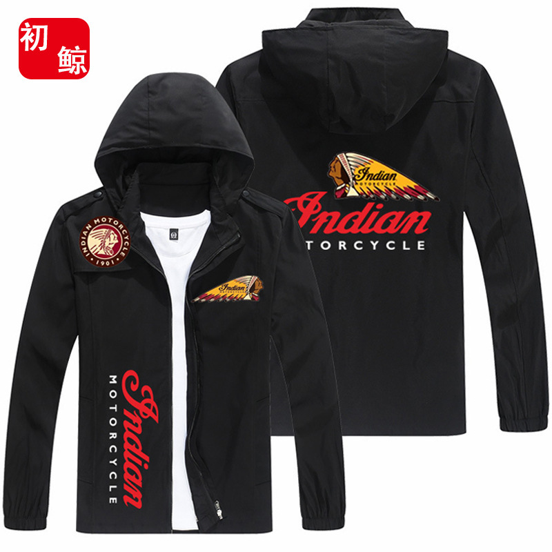 2021 Spring and Autumn European and American New Foreign Trade Cross-border Men's Chief Pattern Printed Jacket Men's Aviator Jacket