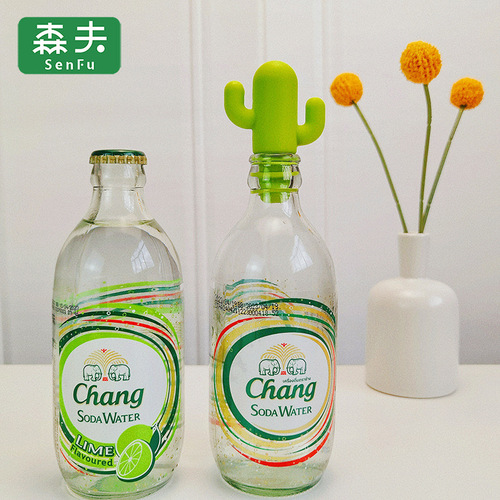 P616 Taixiang soda water bottle stopper, cactus wine stopper, silicone red wine stopper, sealed wine elephant sparkling water