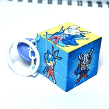 【龙虾扣】迷你小魔方挂饰奥特曼钥匙扣挂件魔方钥匙扣批发