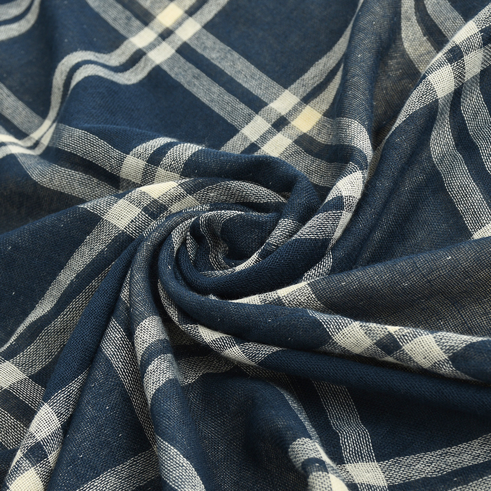 Brittisk casual tofsexport, nya herrrutiga dubbelsidiga vävda halsdukar för höst och vinter män_voghion.com