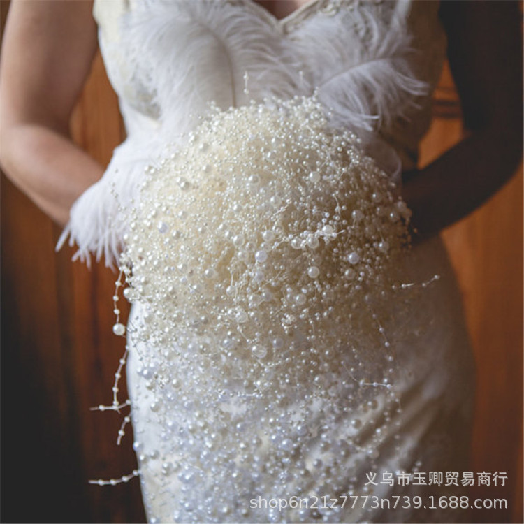 8 + 3mm hilo de pescado perlas de imitación de perlas de alambre de acrílico boda ropa de Navidad celebración de la flor LED Cadena de Luz Accesorios