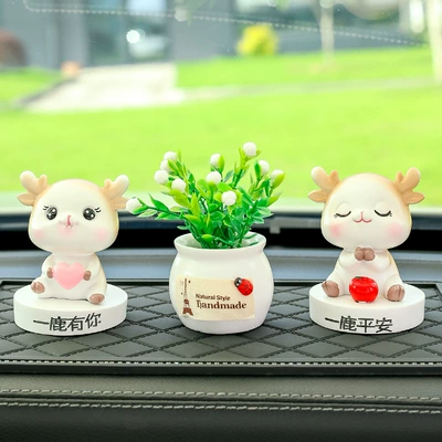 Car ornaments | Accessories Small Ornaments on the - ping-an-have-you-lucky-fruit-brick-pad