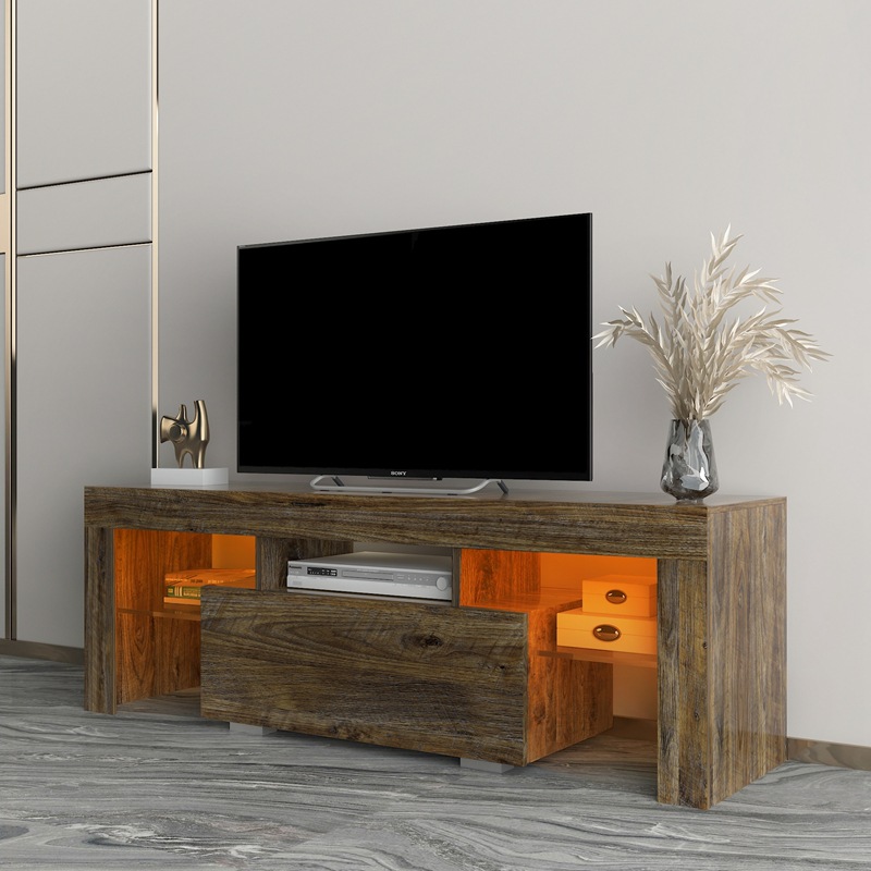 Pequeño apartamento sala de estar dormitorio simple TV gabinete casa piso bajo armario multi-color TV gabinete
