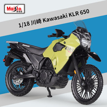 ����ͼ1:18���� Kawasaki KLR650Ħ�г�����Ͻ��Ʒģ�ʹ�����