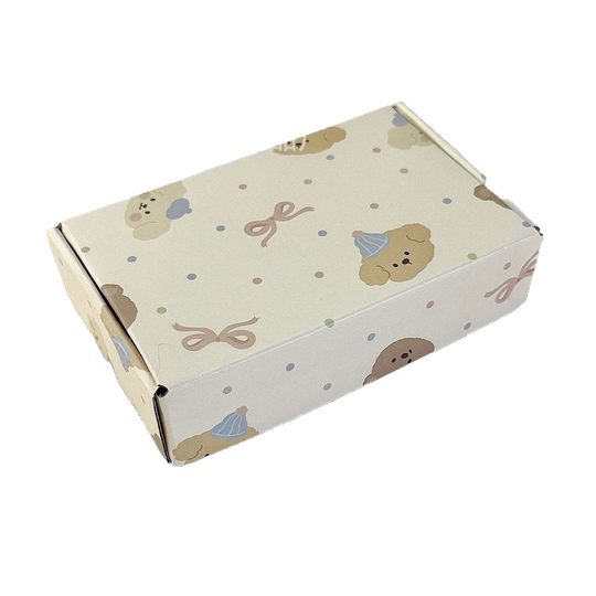 Original cartoon flying machine box out of the card small card goo card express packing box high color value folding packing carton gift box