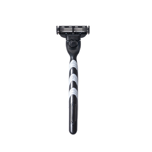 Manufacturer Direct Sales Manual Razor Shaving Knife Handle 3-Layer Blade Head Universal Shaving Razor Stand Wholesale