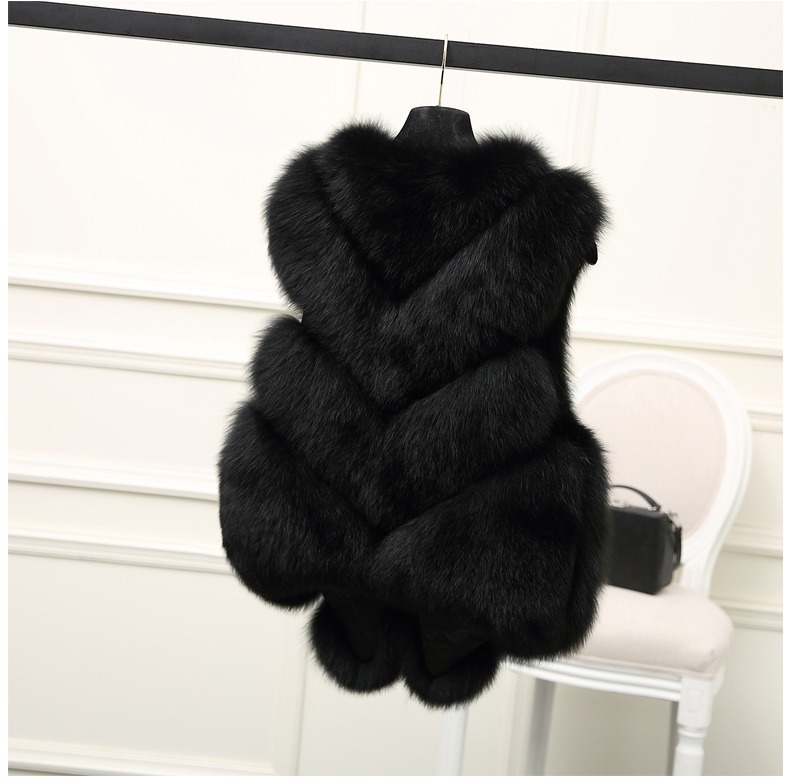 Frauen Kleidung neue mode fuchs pelz weste frauen winter freizeit_voghion.com