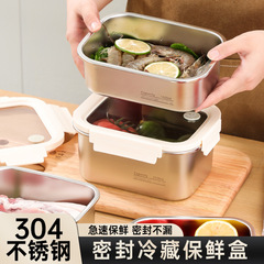 304ステンレス鮮度保持ボックス弁当箱は電子レンジ弁当箱に入れることができます。