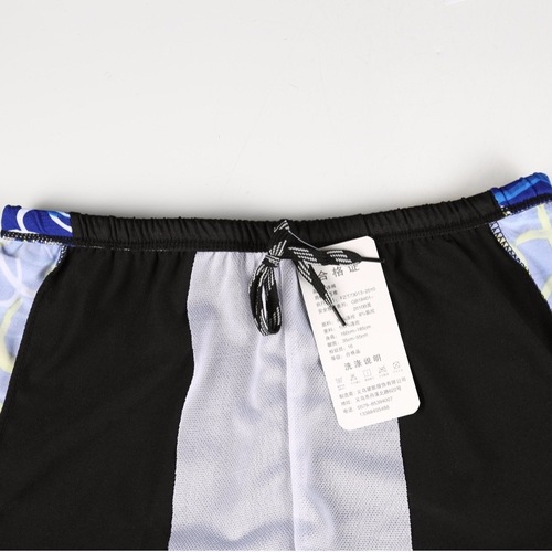 Boxer men's swimming trunks hot spring large size milk silk adult printed hot spring pants printed beach swimming trunks factory