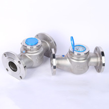 不锈钢旋翼式水表 法兰水表冷热水表304紧固件 工程家用水表