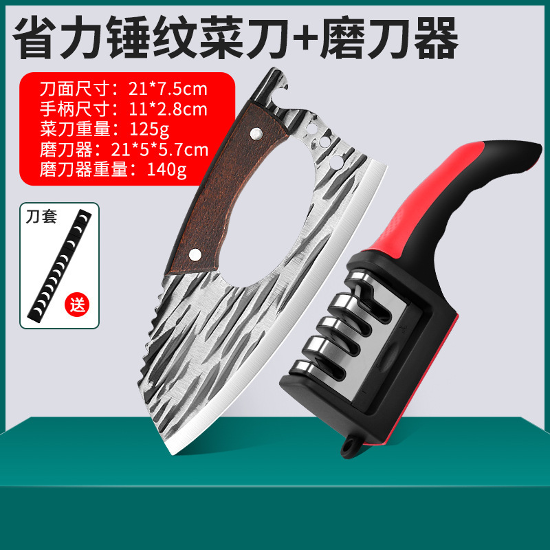 Fabricante nuevo cuchillo de cocina doméstico chino ahorro de mano de obra cuchillo de corte de carne de cocina de acero inoxidable afilado cuchillo de fideos de cocina mayorista